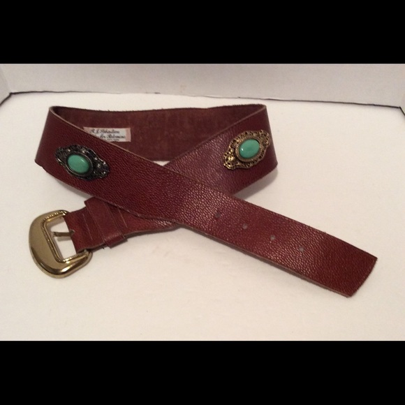 1970’s Vintage ladies leather belt main image 4